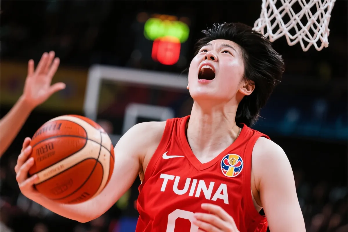 中国女篮拼搏瞬间